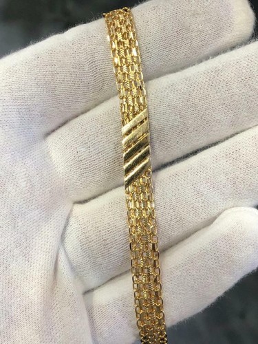 14k gelbgold flach - gelbgold,